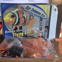 pesce pagliaccio clownfish volante a elio