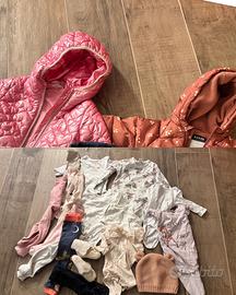 Stock 148 vestiti invernali bimba 3/24 mesi