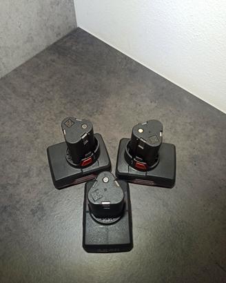  3 Batterie Parkside 12 V .. 4 Ah 