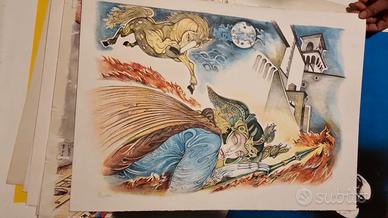 Giuliano Pini litografie