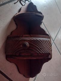 Mobiletto PORTACHIAVI in legno con sportellino