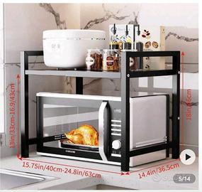 ripiano estendibile metallo