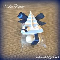 Bomboniera nascita battesimo tema marino