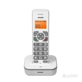 BRONDI BRAVO STAR BIANCO- TELEFONO CORDLESS - VIVA