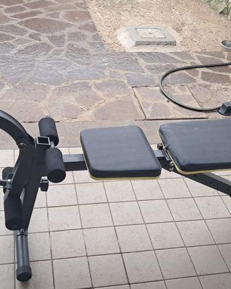 Panca pesi leg extension leg curl
