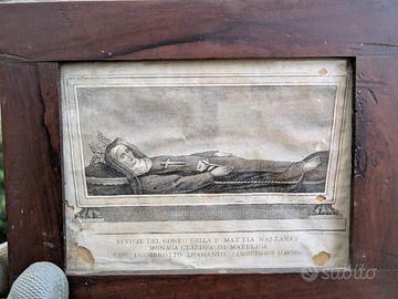 Incisione Antica (XIX sec) - Beata Mattia-Spagnoli