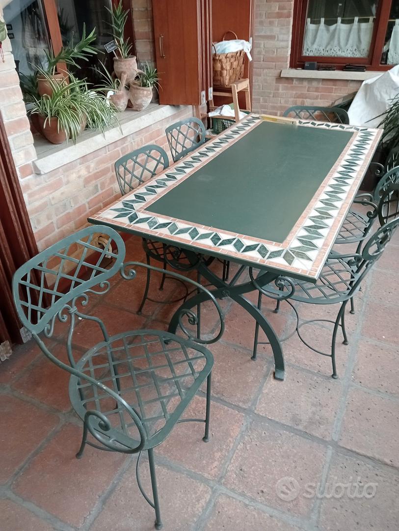 Set Tavolo Sedie Ferro Set Sedie E Tavolo Rotondo In Ferro