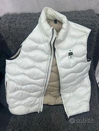 Blauer smanicato bianco