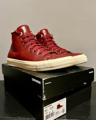Converse chuck taylor 2 in pelle bordeaux n43