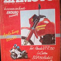 rivista LA MOTO numero 4 anno 1986