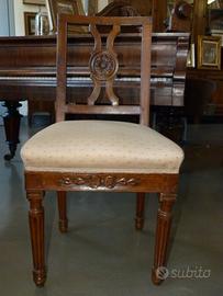 Serie di 6 sedie Luigi XVI
