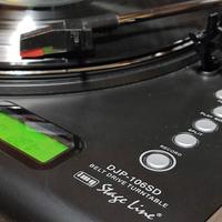 IMG Stage Line DJP-106SD Piatto S.Aut Cinghia MP3