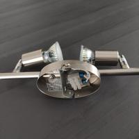 Doppio faretto orientabile