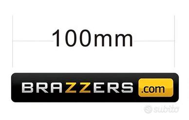 5x Adesivi Brazzers per auto moto scooter barca