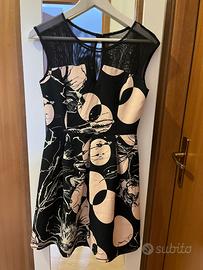 Vestito Elisa Landri nero rosa cipria
