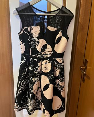Vestito Elisa Landri nero rosa cipria