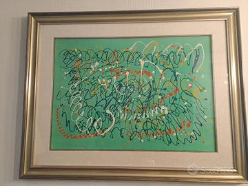 Giulio Turcato olio su tela 50 x70