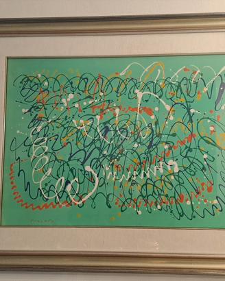 Giulio Turcato olio su tela 50 x70