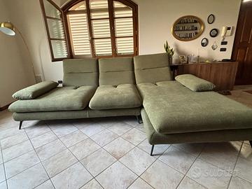 Divano PoltroneSofà - COME NUOVO - Verde Salvia