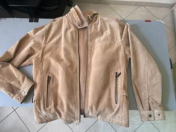 Giubbino in vera pelle scamosciata Tg.L