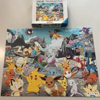 POKEMON - PUZZLE RAVENSBURGER 1500 raro e completo
