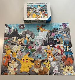 POKEMON - PUZZLE RAVENSBURGER 1500 raro e completo