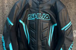 Tuta moto in pelle divisibile da donna SHUA