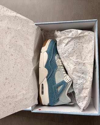 Jordan 4 retro tex denim worn blue