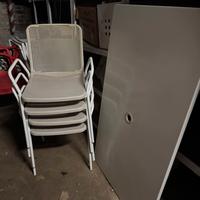 Tavolo da esterno + 4 sedie IKEA