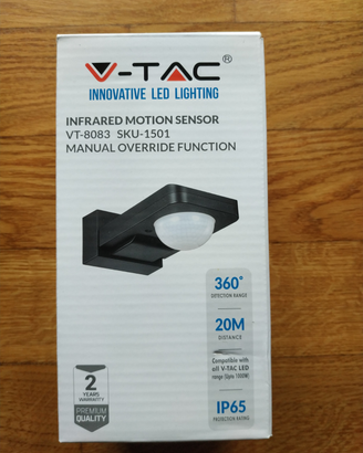 Sensore infrarossi v-tac vt-8083 sku-1501