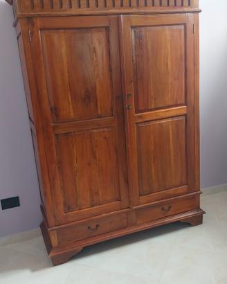 armadio teak massello