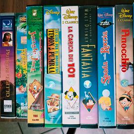 Lotto 8 VHS cartoni animati/Disney/DreamWorks/Fox