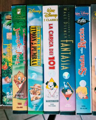 Lotto 8 VHS cartoni animati/Disney/DreamWorks/Fox