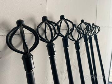 Kit bastoni e ganci per tende