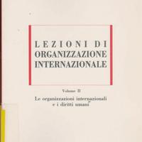 Saulle Lezioni di organizzazione internazionale 2°