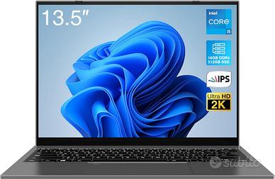 Notebook 2K IPS 13.5, Intel i5-1035G1, 16GB +512GB