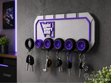 PORTACHIAVI reggichiavi MURO GTA 6