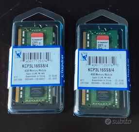 SODIMM DDR3 1600 MHZ 8GB KIT (4+4) KINGSTON KCP3L1
