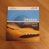 CORDE - BASSO ACUSTICO 4 CORDE - "D'ADDARIO"