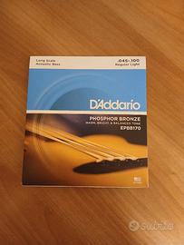 CORDE - BASSO ACUSTICO 4 CORDE - "D'ADDARIO"