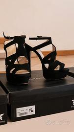 Sandalo intrecciato nero Primadonna TG. 37