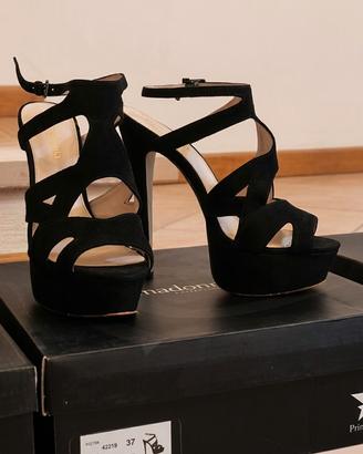 Sandalo intrecciato nero Primadonna TG. 37