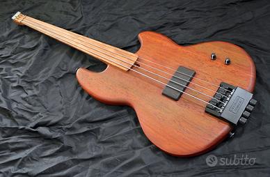Basso artigianale fretless headless