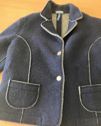 Giacca in lana blu
