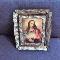 Quadro sacro capezzale anni 60