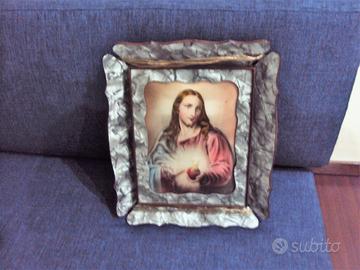 Quadro sacro capezzale anni 60