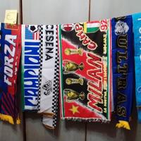 lotto sciarpe calcio 10 pezzi