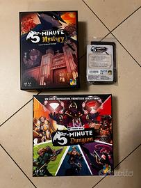Giochi da tavolo: 5 Minute Dungeon + Mistery