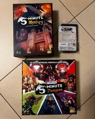 Giochi da tavolo: 5 Minute Dungeon + Mistery