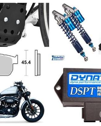 HD 1200 SPORTSTER AMMORTIZZATORI SCARICO FRENI K&N